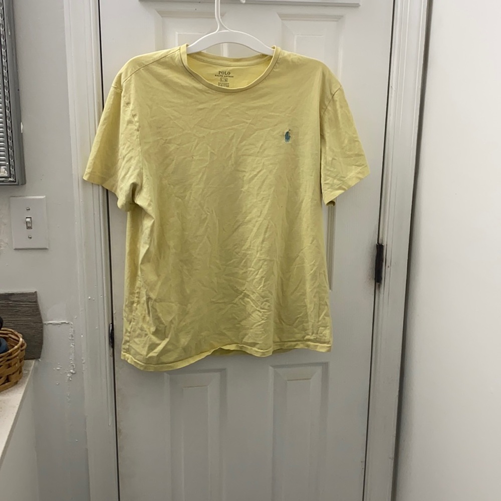 Yellow polo Ralph Lauren short sleeve large